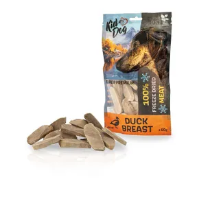 KIDDOG SUPER PREMIUM 100% sušené mrazením kačacie prsia 50 g